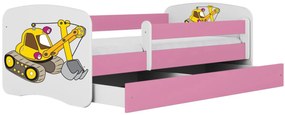 Παιδικό Κρεβάτι Babydreams Cartoon-Roz-180 x 80-Digger