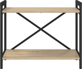 vidaXL Ράφι Βιβλίων Δρύς Sonoma 60 x 30 x 50 εκ. Επεξεργασμένο ξύλο
