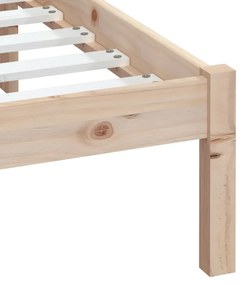 vidaXL Πλαίσιο Κρεβατιού 200 x 200 εκ. από Μασίφ Ξύλο Πεύκου