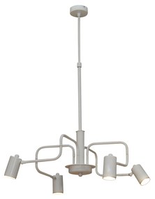 Φωτιστικό Οροφής HL-3522-4 HANNAH BLACK PENDANT - 51W - 100W - 77-3778