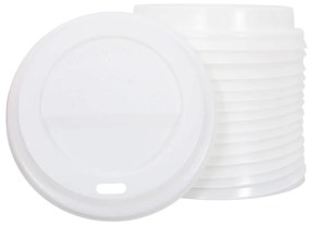 vidaXL Χάρτινα καπάκια καφέ Ø90 mm 12oz και 16oz 1000 τεμάχια