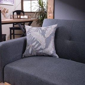 Μαξιλαροθήκη Διακοσμητική Beatrice 11 Grey Teoran 45X45 Cotton-Polyester