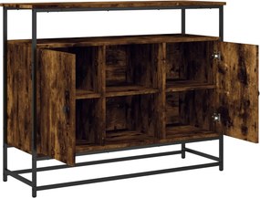 vidaXL Ντουλάπι Καπνιστή Δρυς 100x35x80 εκ. από Επεξεργασμένο Ξύλο