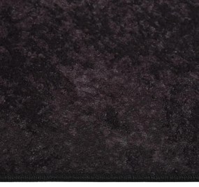 Χαλί Πλενόμενο Αντιολισθητικό Ανθρακί 120 x 180 εκ. - Ανθρακί