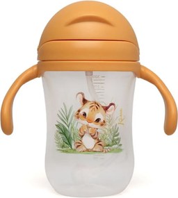 Παγούρι 300ml Με Καλαμάκι Kiokids Λιονταράκι 6334