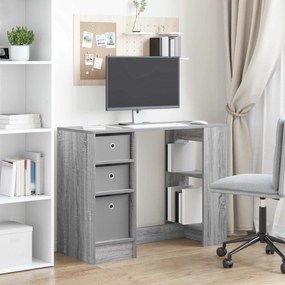 vidaXL Γραφείο Γκρίζο Σονομα 100 x 40 x 75 cm Επεξεργασμένο ξύλο