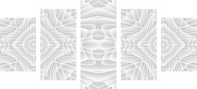 Καλειδοσκοπικό μοτίβο εικόνας 5 μερών - 200x100