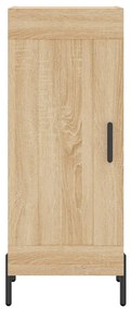 vidaXL Μπουφές Sonoma δρυς 34,5 x 34 x 180 εκ. από Επεξεργασμένο Ξύλο