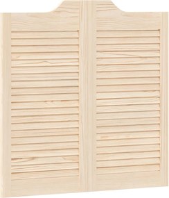 vidaXL Πόρτες Swing Φυσικό 80 x 40 cm Μασίφ Ξύλο Πεύκου