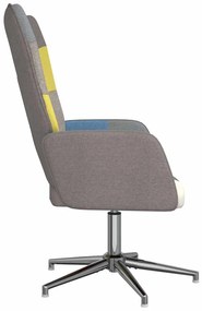 vidaXL Πολυθρόνα Relax Σχέδιο Patchwork Υφασμάτινη
