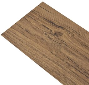 vidaXL Δάπεδο Αυτοκόλλητο Καφέ Καρυδί 5,02 μ² / 2 χιλ. από PVC