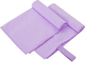 vidaXL Αθλητικές Πετσέτες 2 pcs Μοβ 50 x 30 cm