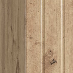vidaXL Κομοδίνο Artisan Δρυς 43 x 34,5 x 52 εκ Επεξεργασμένο Ξύλο