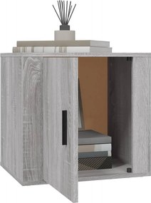 vidaXL Κομοδίνα 2 τεμ. Γκρι Sonoma 50x39x47 εκ.