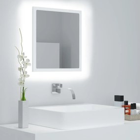 Καθρέφτης Μπάνιου με LED Λευκός 40 x 8,5 x 37 εκ. Ακρυλικός