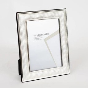 Κορνίζα Μεταλλική Επάργυρη 756-10033 13x18cm Silver Estheti Home Μέταλλο