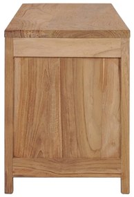 Έπιπλο Τηλεόρασης 115x30x40 εκ. από Μασίφ Ξύλο Teak - Καφέ