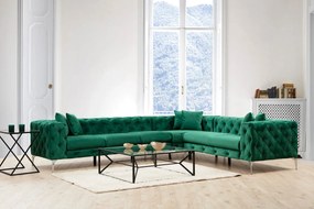 Corner Sofa Como Right - Green Green