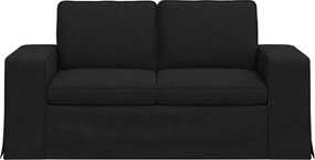 vidaXL Καναπές 120cm Μαύρο Μέταλλο