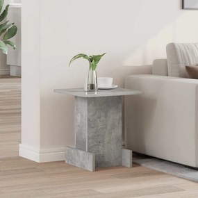 vidaXL End Table Σκυρόδεμα Γκρι 35,5 x 35 x 40 εκ Επεξεργασμένο ξύλο