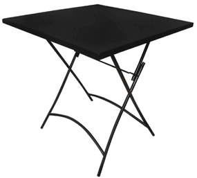 Τραπέζι πτυσ/νο steel Μαύρο Park 70x70x71cm