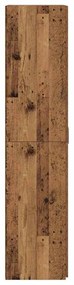vidaXL Highboard Παλαιό ξύλο 70 x 42.5 x 185 εκ Επεξεργασμένο ξύλο