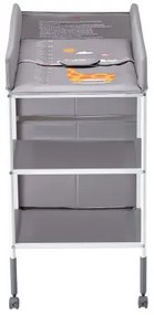 VEVOR Baby Changing Table Portable Diaper Change Station with 3 Drawers &amp; Wheels