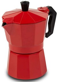 Καφετιέρα Espresso Taurus 10-174-002 14,5x9x15cm 150ml Red-Black Nava Αλουμίνιο