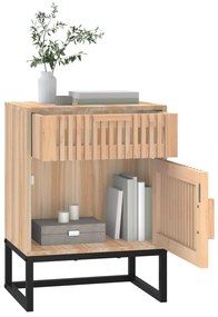 vidaXL Κομοδίνο 40 x 30 x 55,5 εκ. από Επεξεργασμένο Ξύλο &amp; Σίδερο