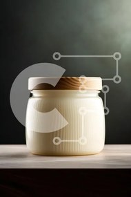 Intra Συλλεκτικό Ξύλινο Παζλ Plywood  4mm - Μοντέρνο βάζο με υφή με ξύλινο καπάκι Σε Ξύλινο Κουτί - Διαστάσεις: 10x10 cm – 25 κομμάτια