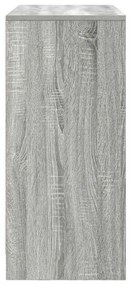 vidaXL Συρταριέρα με Συρτάρια Γκρι Sonoma 80x34x76 εκ. από Επεξ. Ξύλο