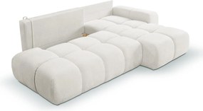 Γωνιακός καναπές Sonia-Ekrou-Δεξιά - 288.00Χ176.00Χ90.00cm