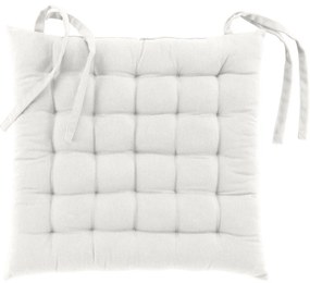 Διακοσμητικό Μαξιλάρι Καρέκλας Twily Douceur d'intérieur με διαστάσεις 38x38cm - White