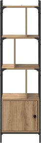 vidaXL Βιβλιοθήκη 6 επιπέδων 44,5 x 30 x 154,5 εκ. Επεξεργασμένο ξύλο