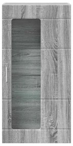 vidaXL Ντουλάπα τοίχου Γκρι sonoma 55 x 29 x 100 εκ Επεξεργασμένο ξύλο