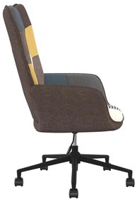 vidaXL Πολυθρόνα Relax Σχέδιο Patchwork Υφασμάτινη