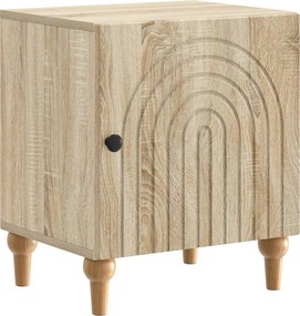 vidaXL Κομοδίνο 2 τμχ. Sonoma Δρυς 43 x 34,5 x 50 εκ