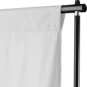 vidaXL Φωτογραφικό Φόντο Λευκό 600 x 300 εκ. από Βαμβάκι