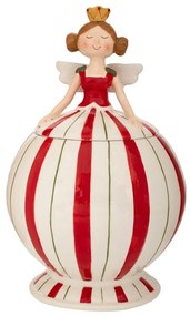 Χριστουγεννιάτικη Μπισκοτιέρα Νεράιδα 90766 17x17x27cm Multi