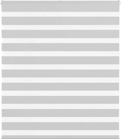 vidaXL Ζέβρα τυφλή Ανοιχτό Γκρι Πλάτος υφάσματος 120,9 εκ. Πολυεστέρας