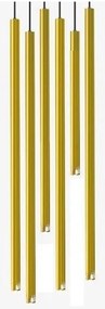 Κρεμαστό Φωτιστικό Οροφής 100-09710-13 Luma-100-09710-13-GOLD-Χρυσό 100-09710-13-GOLD