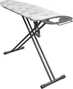 Σιδερώστρα ατμού μεταλλική γκρι 120x38εκ.