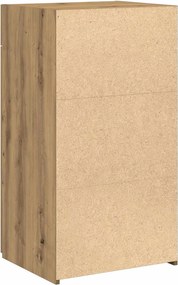 vidaXL Πλαϊνό γραφείο Artisan Oak 50 x 42,5 x 93 εκ.