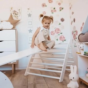 Montessori Ξύλινο Τρίγωνο Αναρρίχησης  Pikler ClimbMe  Λευκό Χρώμα  CL10050W  Ingvart