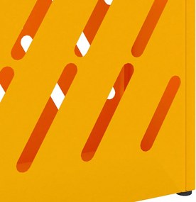 vidaXL Βάση ομπρέλας βροχής Μουσταρδί 28 x 12 x 41 εκ Ατσάλι