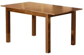 Τραπέζι Επεκτεινόμενο MILLER Ξύλο Καρυδί Ανοικτό 120+30x80 H.74cm