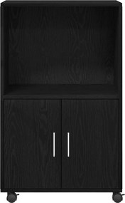 vidaXL Ντουλαπιού Μαύρη Οξυά 55 x 40 x 82 εκ