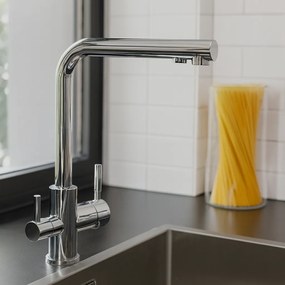 Tema DW9800 Chrome - Μπαταρία Κουζίνας Φίλτρου