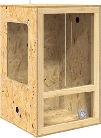 vidaXL Terrarium Καφέ 50 x 50 x 80 cm OSB