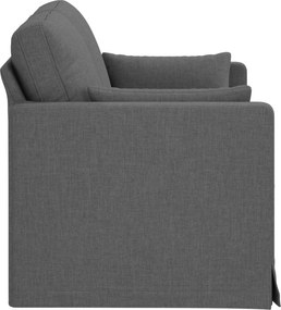 vidaXL Καναπές Σκούρο Γκρι